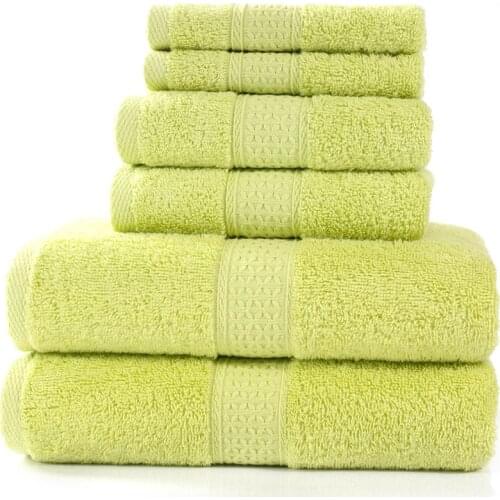 Luxury Bath Towel Set,2 BathTowels,2 HandTowels,2 Washcloths. Soft Cotton Highly Absorbent Bathroom Towels Shower Towels Adult