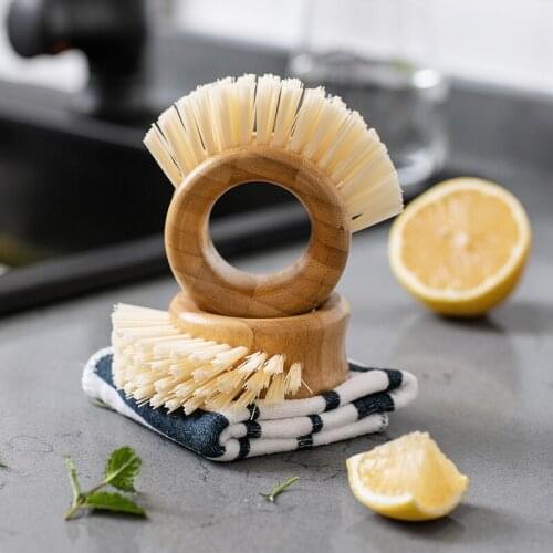 2020 New Kitchenware fruit dishwashing brush artifact cleaning kitchen brush pool tool fruit and vegetable brush cucumber brush