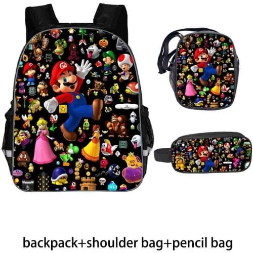 Super Cartoon School Backpack For Kids Boys Girls Student School Bag Teenage Students Custom Bag Travel Backpack