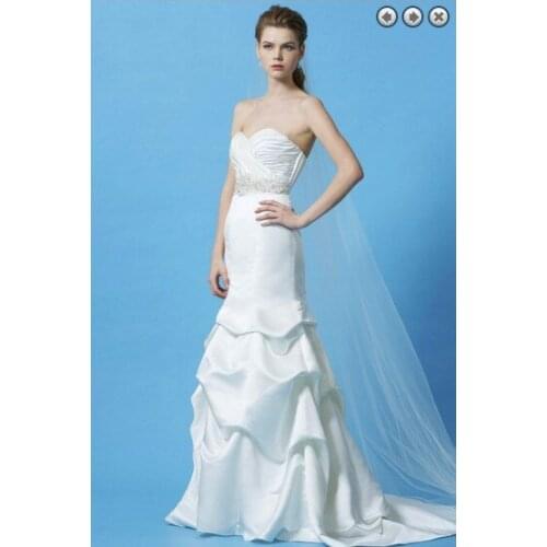 Free shipping elegant 2016 vestidos new designer white long bridal formal simple Removable belt beaded plus size wedding dresses