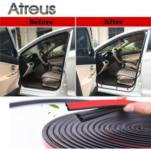 B Shape Sound Insulation Car Door Seal Strip for Subaru XV Forester Impreza Hyundai Tucson I20 Solaris Kona Accent Creta 2020