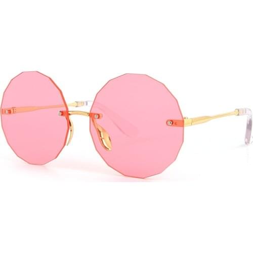 2020 top Brand Luxury Fashion Women 'S Pink Metal Glasses UV400 APSN003704 Aqua di Polo 1987 Sunglasses