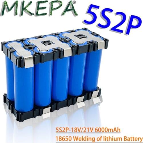 2S 3S 5S battery pack custom 18650 battery welding 3000mAh / 6000mah battery pack 12.6V to 25.2v screw driver electrode