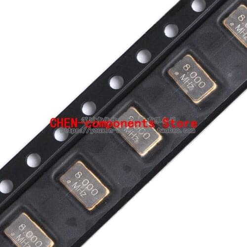 5pcs SMD Active Crystal 5032 8.000MHz 25PPM 3.3V 5.0*3.2mm 4 feet