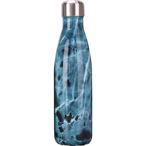 500Ml Double-Wall Thermos Bottle Stainless Steel Insulated Vacuum Flask Stainless Steel Cola Cup Office Gift Cup