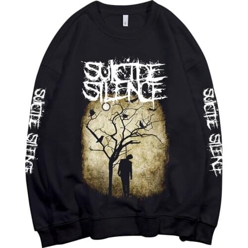 8 designs Suicide Silence band Pollover Sweatshirt rock hoodie heavy power metal sudadera rocker streetwear fleece Outerwear