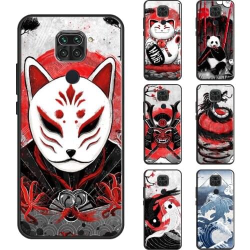 Red Sun Japanese Japan Art Case For Xiaomi Redmi Note 10 9 Pro 9S 8T Note 8 Pro Cover For Redmi 9 9T 9A 9C K40 7A 8A