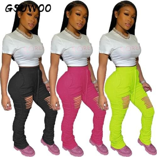 Women's High Waist Pants GSUWOO China