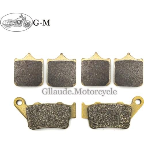 Motorcycle Front / Rear Brake Pads Sets For KTM 690 Duke 2008-2011 690 Duke R 2010-2011 690 SMC SMC R ABS 2008-2017