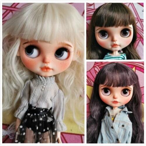 Customization doll DIY Nude blyth doll For Girls nude doll cute doll not include clothes