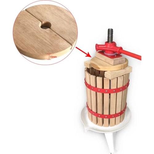 Fruit Wine Press Apple Grape Crusher Manual Juice Maker Wine Making Presser 6L