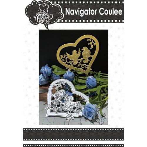 LOVE two little birds metal cutting mold graffiti scrapbook crafts stamps and mold paper card making new cutting mold in 2021