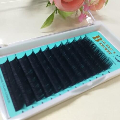 Big eyes secret Luxury Individual lashes C/D Curl Mink Eyelash Extension Thin and Soft Material Voluming Lashes Tray Lash