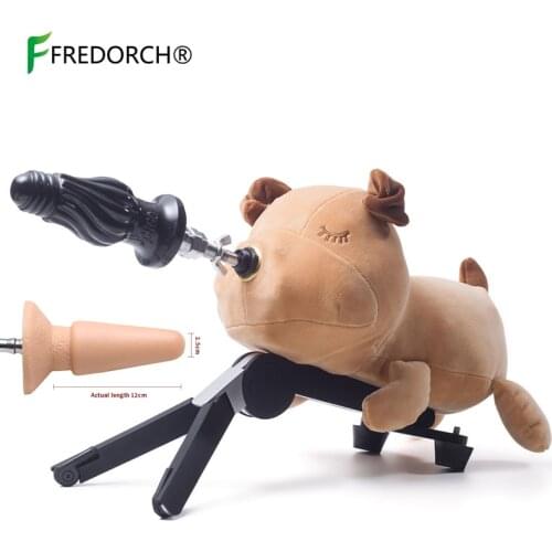 FREDORCH Doll Sex Machine Powerful for Women and Men Masturbation, Anal Love Machine Remote Control with VAC-U-LOCK Dildos