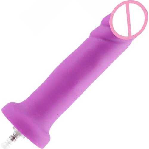 HISMITH Sex Machine 17cm Silicone Dildo Purple Anal Accessories For Female Masturbation Toys Diameter 3.5cm Sex Toy for Women