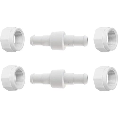 Pool Cleaner Hose Swivel D20 and Hose Nut D15 Kit Replace for Zodiac Polaris 280 180 380 3900 Pool Cleaner (6 Pack)