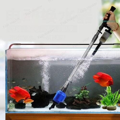 Electric Siphon for Aquarium Filter Sponge Electric Aquarium Gravel Cleaner Water Filter Siphon Filter Changer for Fish Tank