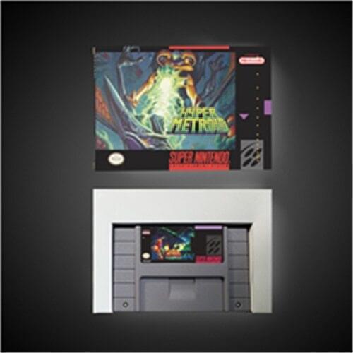 Super Metroided Hyper Version - RPG Game Card Battery Save US Version Retail Box
