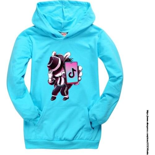 Tik Tok Children Super Hoodie Boys Girls 3D Printed Pullovers Kids Sweatshirt Girls Spring Autumn Teen Hoodie 2-16Year