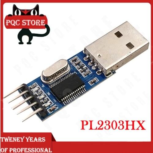 USB To Serial TTL USB-TTL Module Adapter PL2303HX Auto Converter Microcontroller With Flexible Cover 3.3V/5V For Arduino
