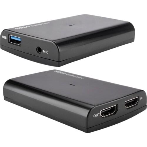 4K30 Ultra HDMI compatible game live capture for OBS Studio VLC QuickTime Broadcaster Potplayer. up to 6 device to one computer