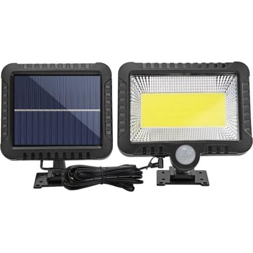 Waterproof IP65 Street Lights 120LED COB Motion Sensor Night Lighting Solar Lamp for Outdoor Sreet Wall Mounting Ornament