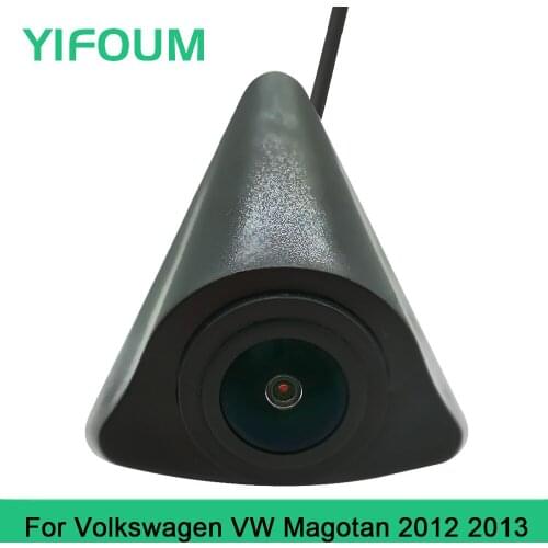 YIFOUM HD Car Front View Parking Night Vision Positive Waterproof Logo Camera For Volkswagen VW Magotan 2012 2013