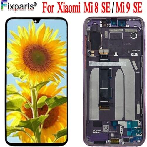 New For Xiaomi MI 9 SE LCD Mi9 SE AMOLED LCD Display Touch Screen Digitizer Replacement 5.97" For Xiaomi Mi8 SE Display
