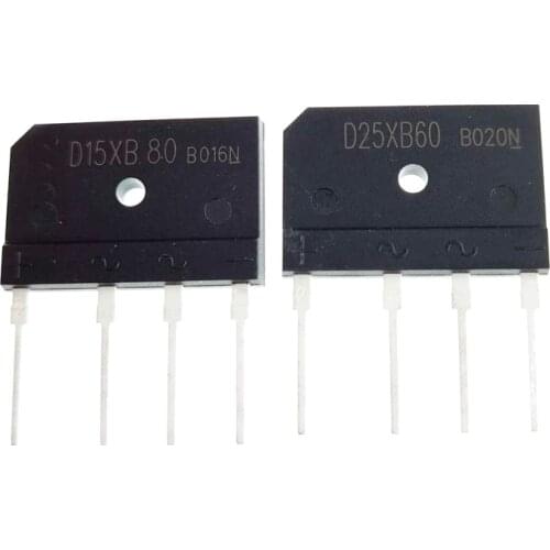 10pcs/lot D15XB80 D15XB60 D25XB60 D25XB80 15A800V 25A600V Special rectifier bridge stack for induction cooker