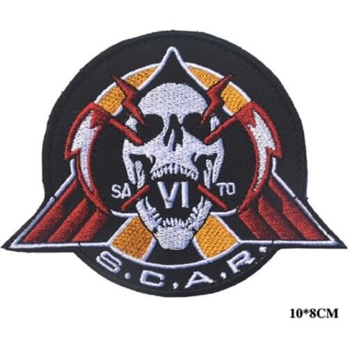 3D Embroidery SCAR Space Station Military Reconnaissance Even Patches UNSA The United Nations Space Alliance Patches