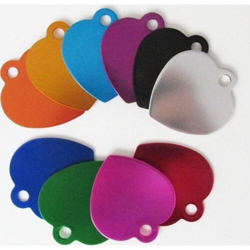 5pcs Dog Tags ID Name Collar Tag Pendant Aluminum alloy Engraved Cat Puppy Pet Accessories Random Color