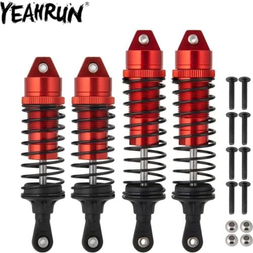 YEAHRUN RC Car Shock Absorber Aluminum Alloy Front Rear Damper for 1:10 Traxxas Slash Remote Control Car Shock Parts