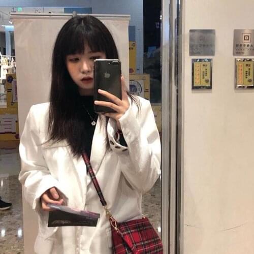 Blazer Women Fall Loose Corduroy Suit Jacket for Women Veste Femme