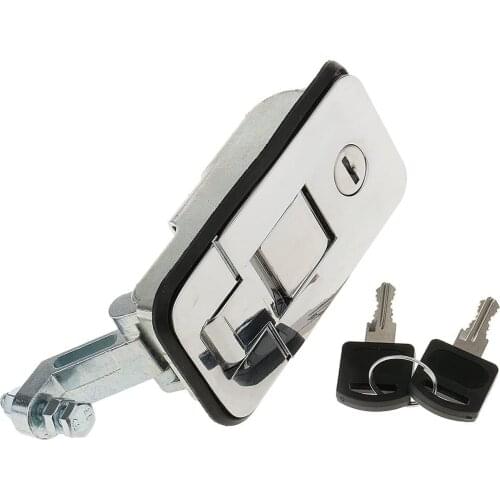 Lock Lock Box Tools Camper Trailer Truck 4x4 4WD Caravan With 2 Key - Chrome