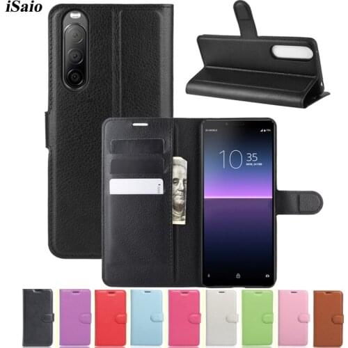 For Sony Xperia 10 II 1 II Wallet Case Flip Leather Cover For Sony Xperia 1 II Mobile Phone Case Soft TPU Shell with Card Slot