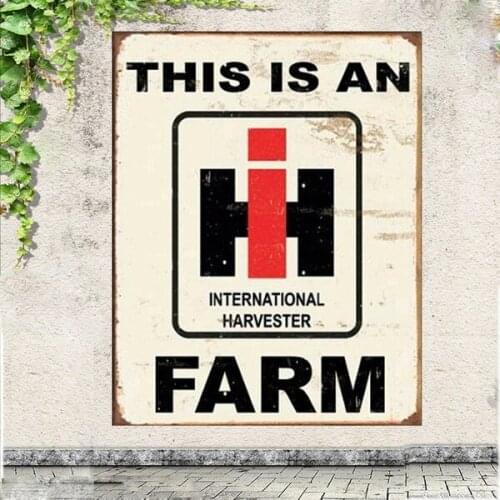 This Is an IH Farm Tin Sign 20 X 30 "family Bar Decor