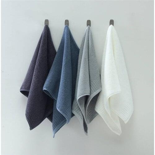 Cotton Polyester Face Towel Solid Square Soft Quick Drying Absorbent Bathroom Bath Hair Hand Towels Washcloths For Spa