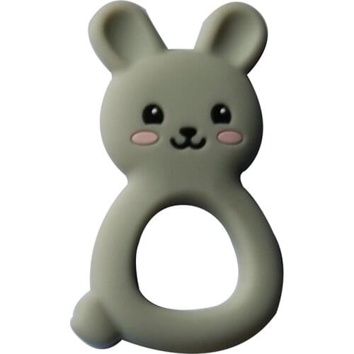 1pc Teether Chewing Toys Organic Baby Teething Toy Food Grade Hand Held Infant Teething For Teeth Breast Feeding Weaning Toy