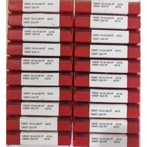 10PCS CARBIDE INSERT VBMT 160408-PF 4315
