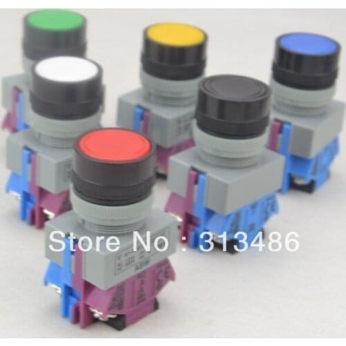 22mm ABW flush pushbutton momentary push button switch