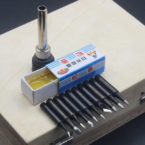 10Pcs/Lot Lead-free 900M T Screwdriver Soldering Iron Tips Set For Hakko 936/937/928 Station Welding Head Rework Tool Kits