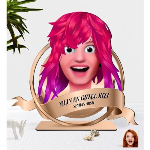 Personalized Women 'S Animation Caricature OF 3D Wooden Trinket Plaket-10 Reliable Quality Cost Effective Gift Home decoration