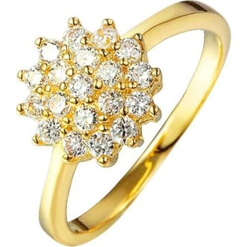 14K Gold 1.5 Carats Diamond Ring for Women Luxury Engagement Bizuteria Anillos Gemstone 14K Yellow Gold Diamond Wedding Ring Box