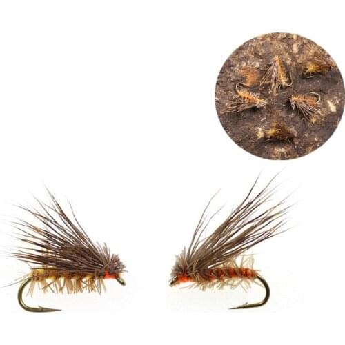1/5/10PCS Artificial Insect Bait Lure Deer Hair Dry Fly Fishing Lures Catfish Banana Fish Lure Set Soft Sea Swimbait Berkley
