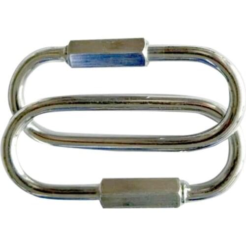 1Pair Easy Links Swing Buckle Metal Portable Backyard Game Swing Accs Quick Link Stainless Steel Buckle Outdoor Play Set Y4UD