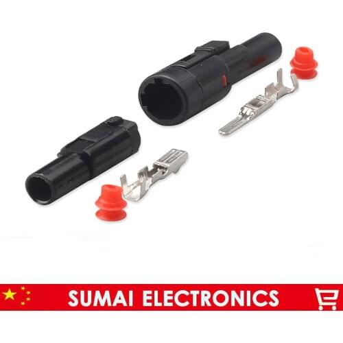 1 Pin/way FW-C-1M-B FW-C-1F-B connector kit,1P male & female plug connector for car Motorcycle ect