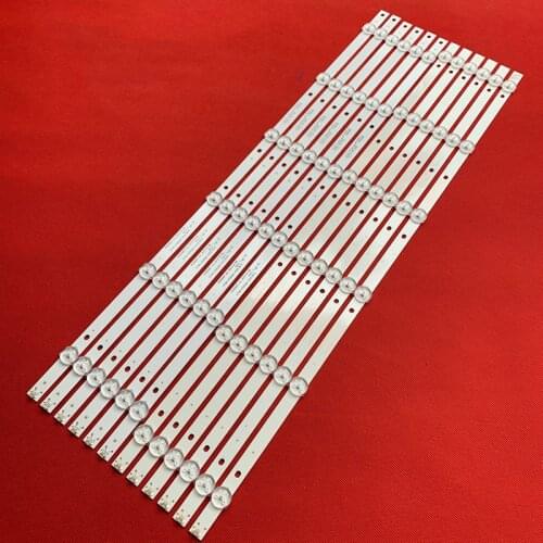 10SET=120PCSLED Backlight strip 6 lamp For 4708-K550WD-A3213K31 55PUF6051/T3 4708-k550wd-a3213k21 a3213k31 K550WD7