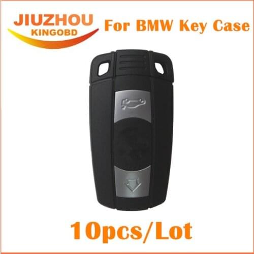 10pcs/Lot Good Quality 3 Button Remote Key Case for BMW 1 3 5 6 7 Series E90 E91 E92 E60 Smart Key Shell Blade Fob Free shipping