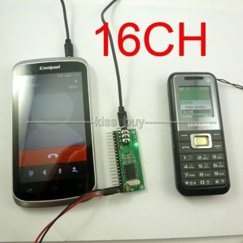 16 Channel DTMF MT8870 Audio Decoder Phone Voice Decoding Controller for Smart Home Automation Relay Module uno r3