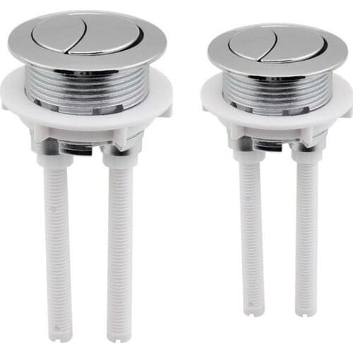 38mm Universal Dual Push Toilet Flush Button Loo WC Flush Valve Strong and Sturdy Suitable for Various Toilet Tank Top Buttons